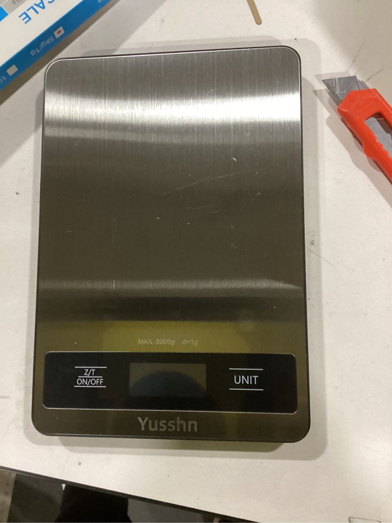 Yusshn Digital Kitchen Scale - Precision Food Scale for Cooking & Baking (1g/0.05oz Accuracy) - Wate