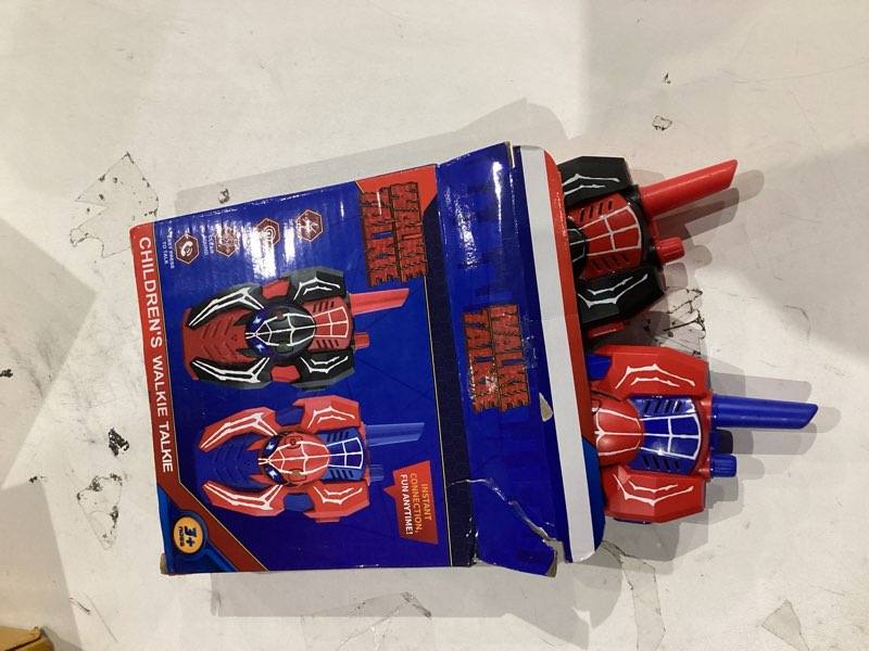 Condition photo showing Good Condition for Walkie Talkies for Kids Long Range, Kids Walkie Talkies 2 Pack, Spider Toys for Boys 3-4 4-6 6-8 Outdoor Camping 2 Way Radio Toy, Birthday Toys for Ages 3-4 5-7 8-13 2PCS