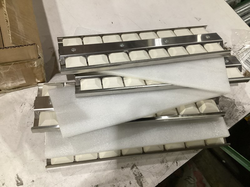 Condition photo showing New/Like New for folocy 18" x 5-1/2" bbq grill briquette tray heat plates shield, replace viking oem 032370-000, bbq gas grill replacement parts for vgbq54224, vgbq55424, vgiq542241nss, vgiq54224nss, vgbq33002rens