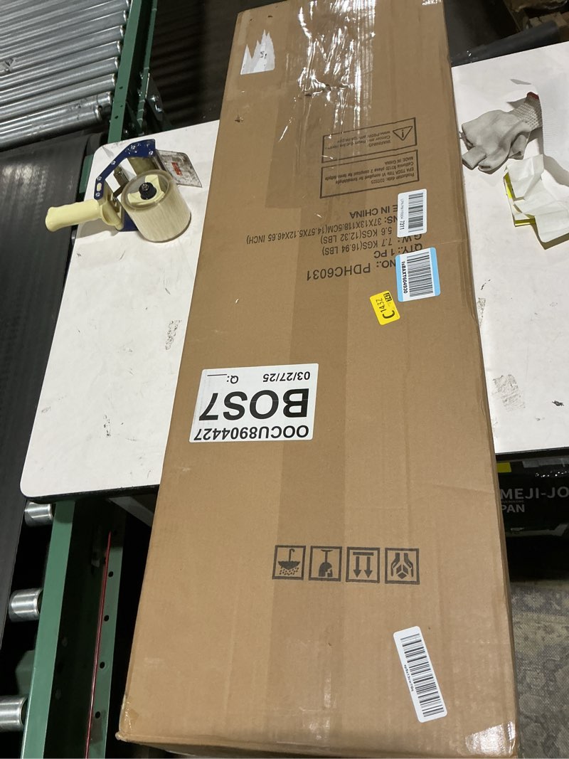 Condition photo showing Good Condition for Solid Wood Bench, 43" Farmhouse Entryway Bench for Living Dining Room, Rustic Storage Bench Seat for Indoors, Natural