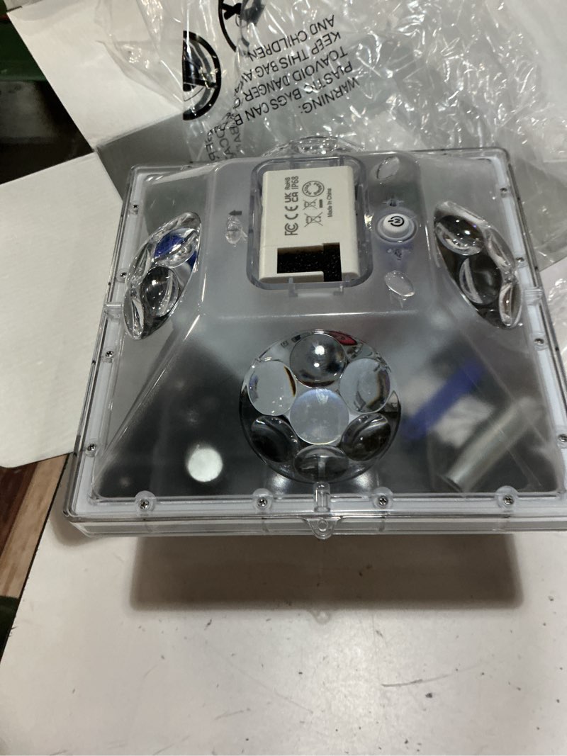 Condition photo showing New/Like New for hainova patent solar fountain,floating solar pool fountain with 9 lights&anchor,large solar powered 