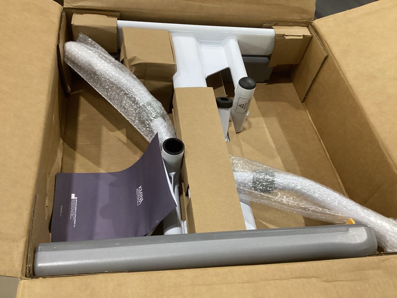 Condition photo showing Good Condition for kmina - toilet safety rails for seniors (330 lbs), frame with arms, adjustable height and width, grab bars