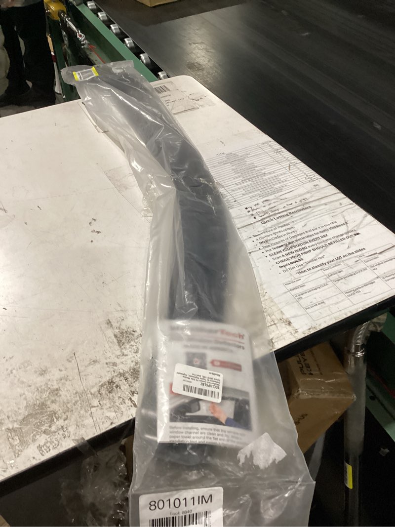 Condition photo showing New/Like New for weathertech custom fit side window deflectors for toyota highlander, highlander hybrid (801011im), dark tint