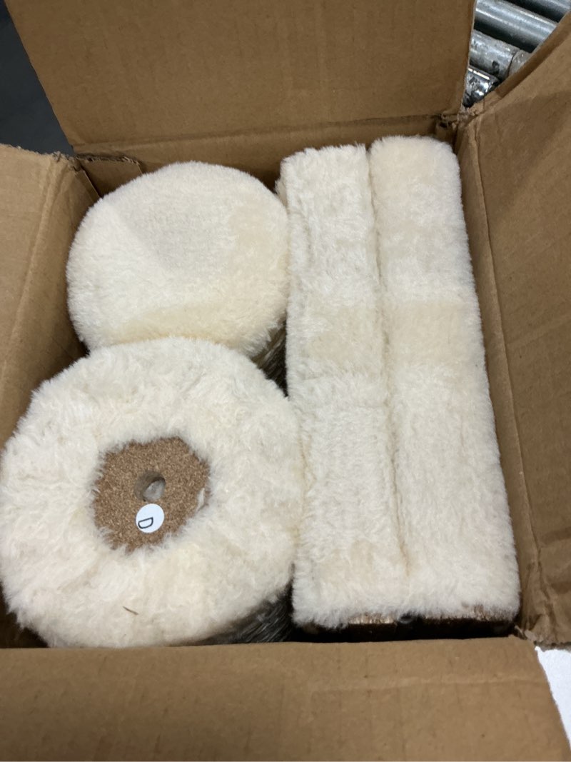 Condition photo showing Good Condition for karolpar 34inch cat scratching post with natural sisal rope 4.3inch large diameter scratcher post tree for indoor cats beige