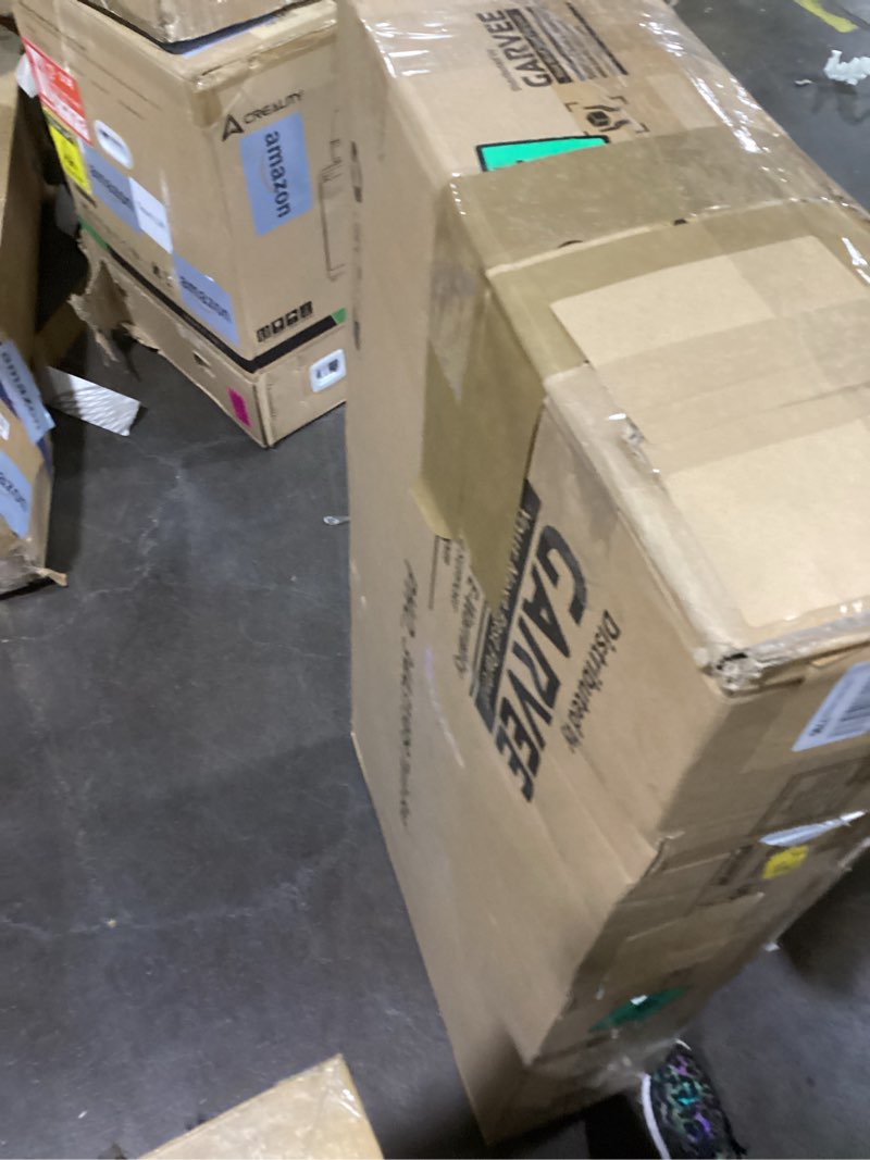 Condition photo showing Good Condition for Garvee Twin Size Bed Frame with 2 Flexible Drawers, Boucle Upholstered Platform Bed Frame with Bookc