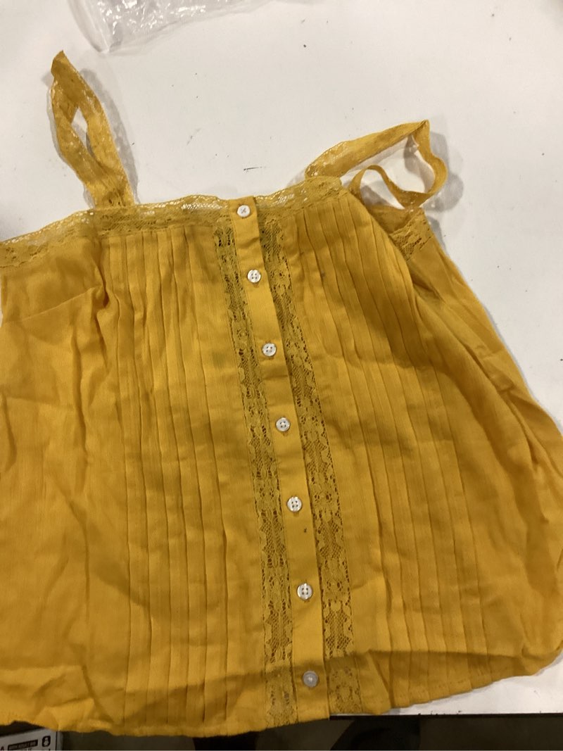 Condition photo showing Good Condition for Jessica Simpson Women's Albi Lace Pintuck Cami Blouse