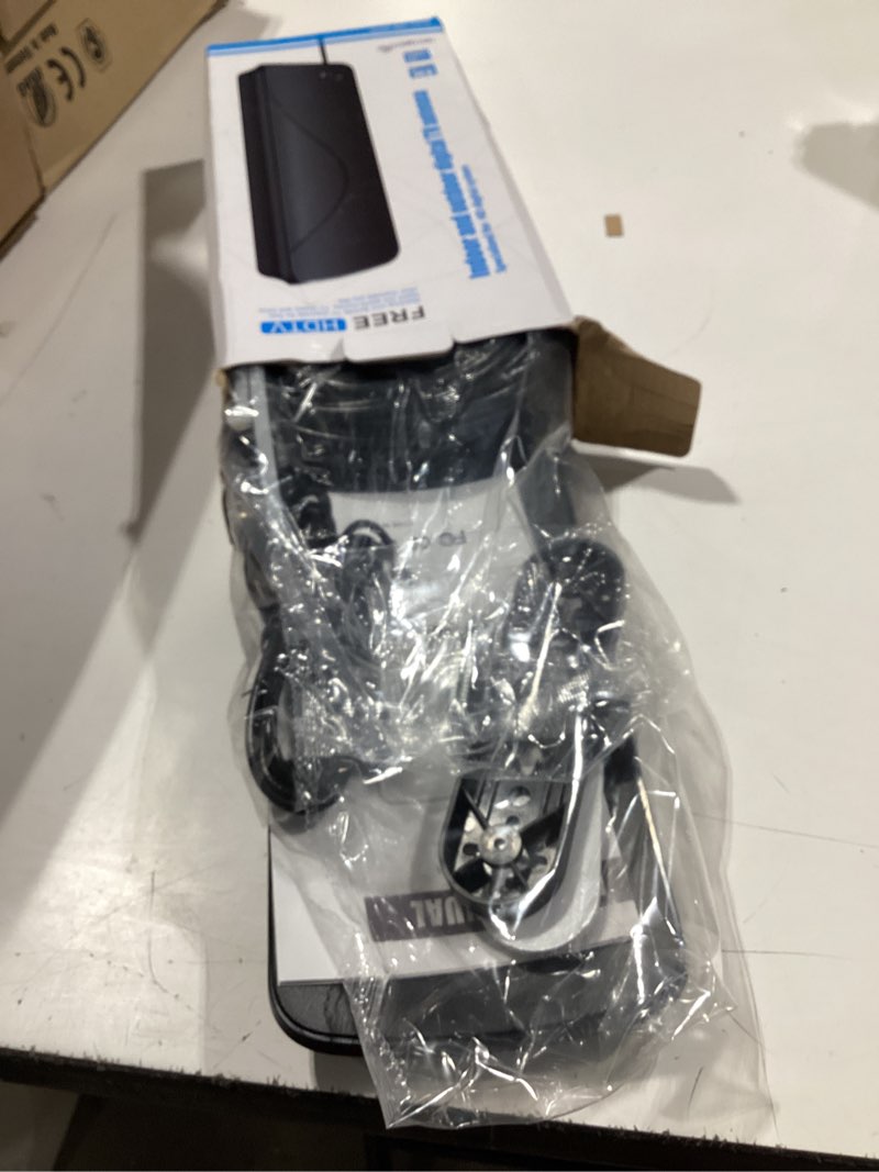 Condition photo showing Good Condition for 2026 upgraded tv antenna: tv antenna indoor for local channels with amplifier, 3000+ miles long-range reception supports digital 4k 1080p hd smart tv/older tvs, 33ft coaxial cable rectangle