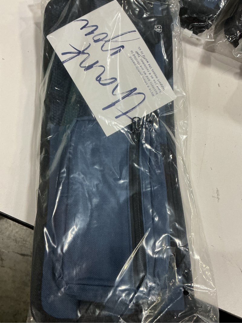 Condition photo showing New/Like New for Poppy & Ginger Walker Organizer Basket, Multi-Pocket Design with Mesh Storage, Walker Accessory, Walker Bag for Seniors, Walker Caddy, Foldable Walker Bag, Navy blue