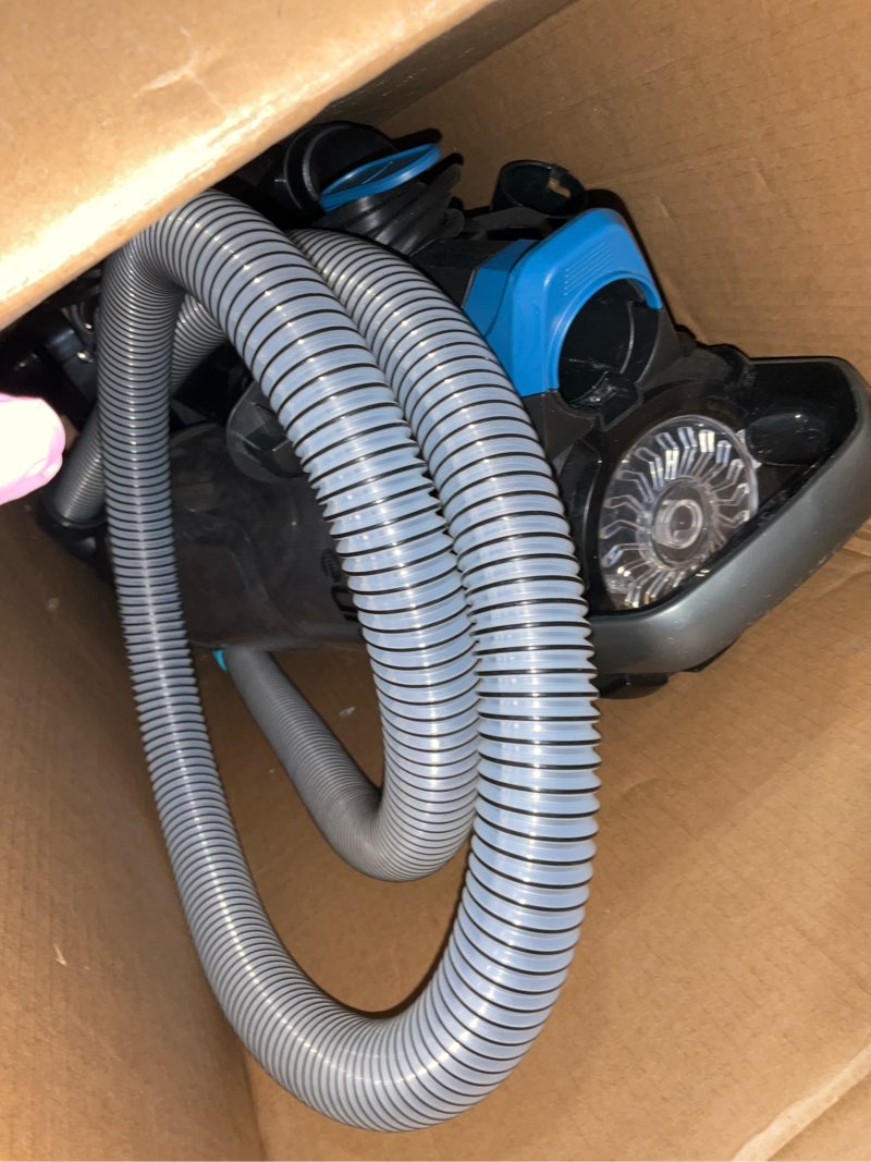 Condition photo showing As Is for Eureka PowerSpeed Lightweight Upright Vacuum Cleaner for Carpet and Hard Floor, Powerful Bagless Upright Vacuum Cleaner for Home Pets, NEU181A, Blue Blue NEU181A with Pet Tool