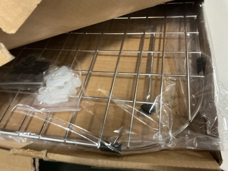 Condition photo showing Good Condition for Sink Protector Grid 26-1/16" x 14-1/16", Centered Drain with Corner Radius 3-1/2", 304 Stainless Ste