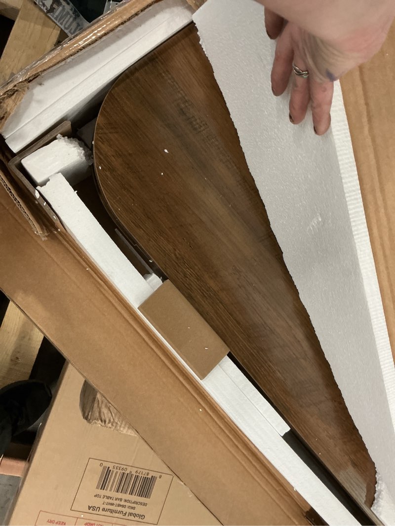 Condition photo showing New/Like New for VASAGLE MAEZO Collection - Extendable Dining Table for 4/6/8, Kitchen Table with Tapered Legs, Curved Transitions, for Dining Room, Kitchen, Home Office, Honey Brown UKDT090K01V1 Extendable Honey Brown