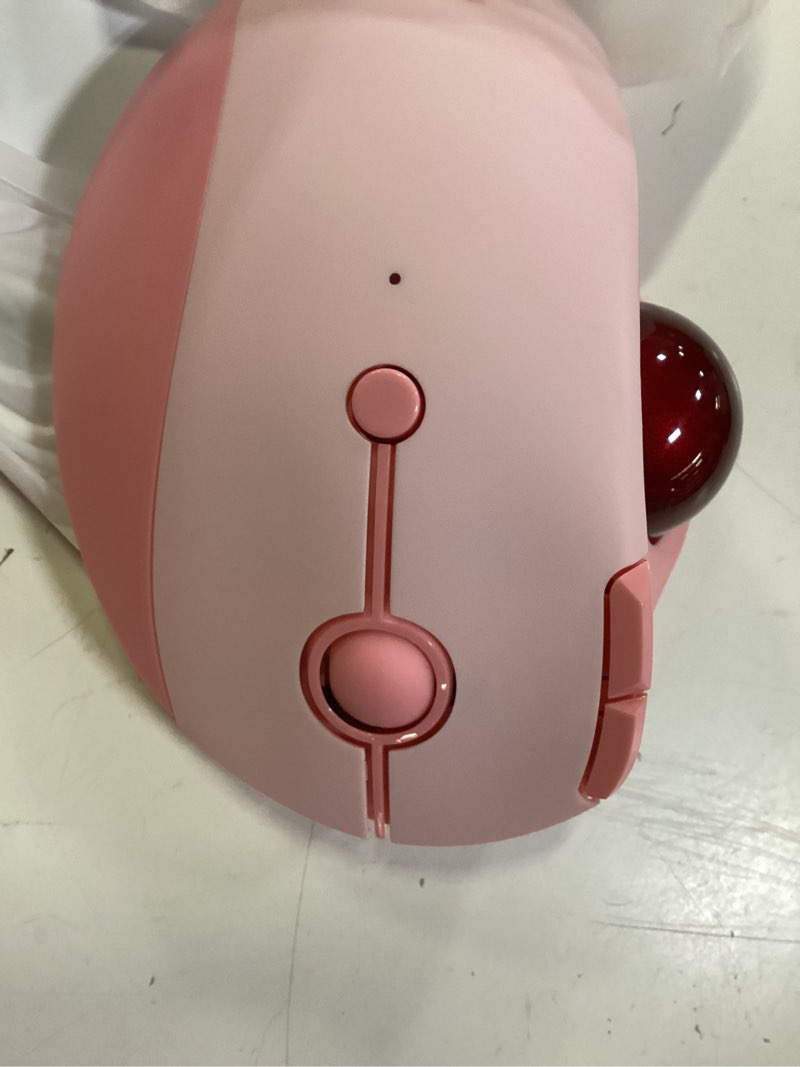 Condition photo showing Good Condition for seenda wireless trackball mouse, ergonomic bluetooth rollerball mouse rechargeable, 3 device connection optical mice adjustable dpi thumb control mice compatible for pc/laptop/windows/mac - pink