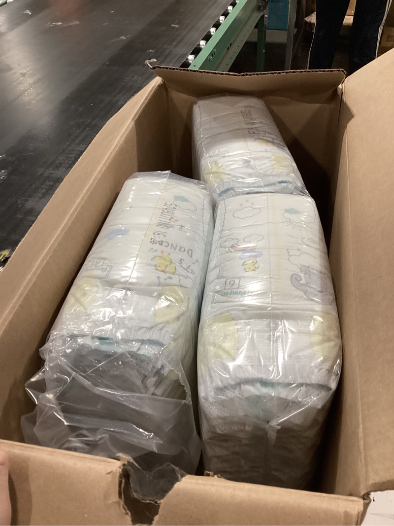 Condition photo showing As Is for Pampers Swaddlers Diapers, Size 6 (23-44 lbs), 108 Count, Absorbent, Keeps Baby Dry and Comfortable, Skin Safe Disposable Baby Diaper (Packaging May Vary) Size 6 108