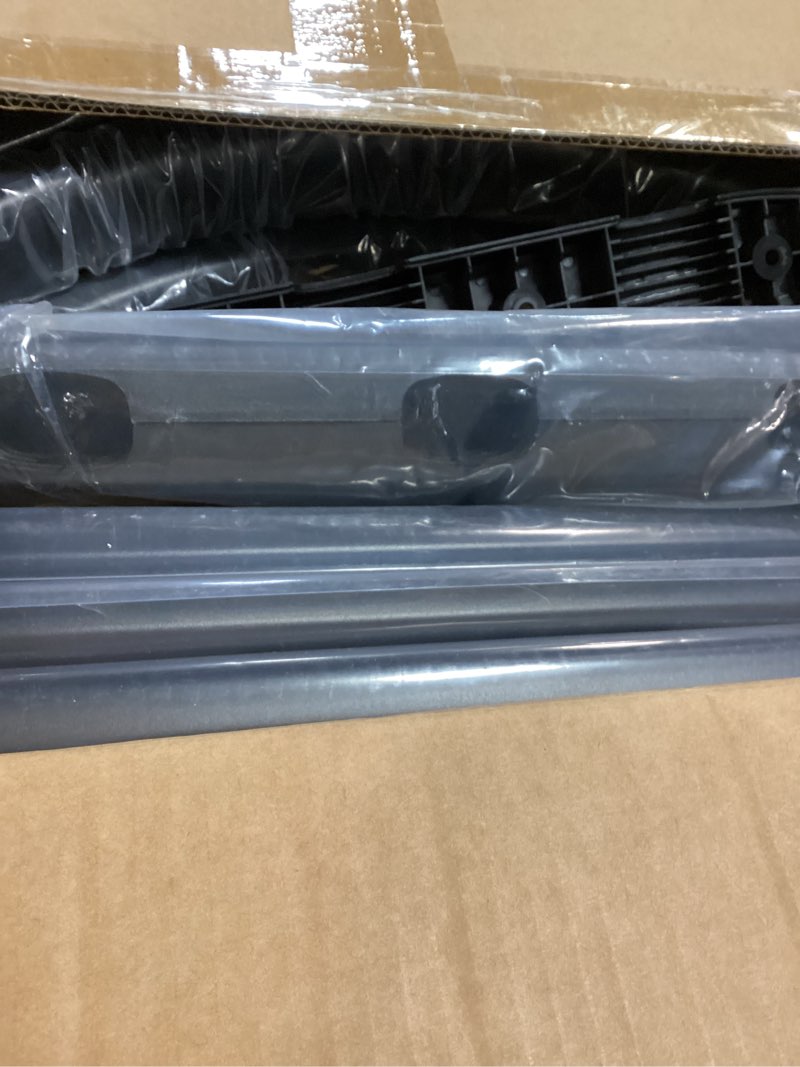 Condition photo showing New/Like New for universal pickup truck bed extender rack, aluminum, 49"-57" fits for toyota tacoma, nissan frontier, chevy colorado, gmc canyon, ford maverick, santa cruz, tailgate extension, drilling needed