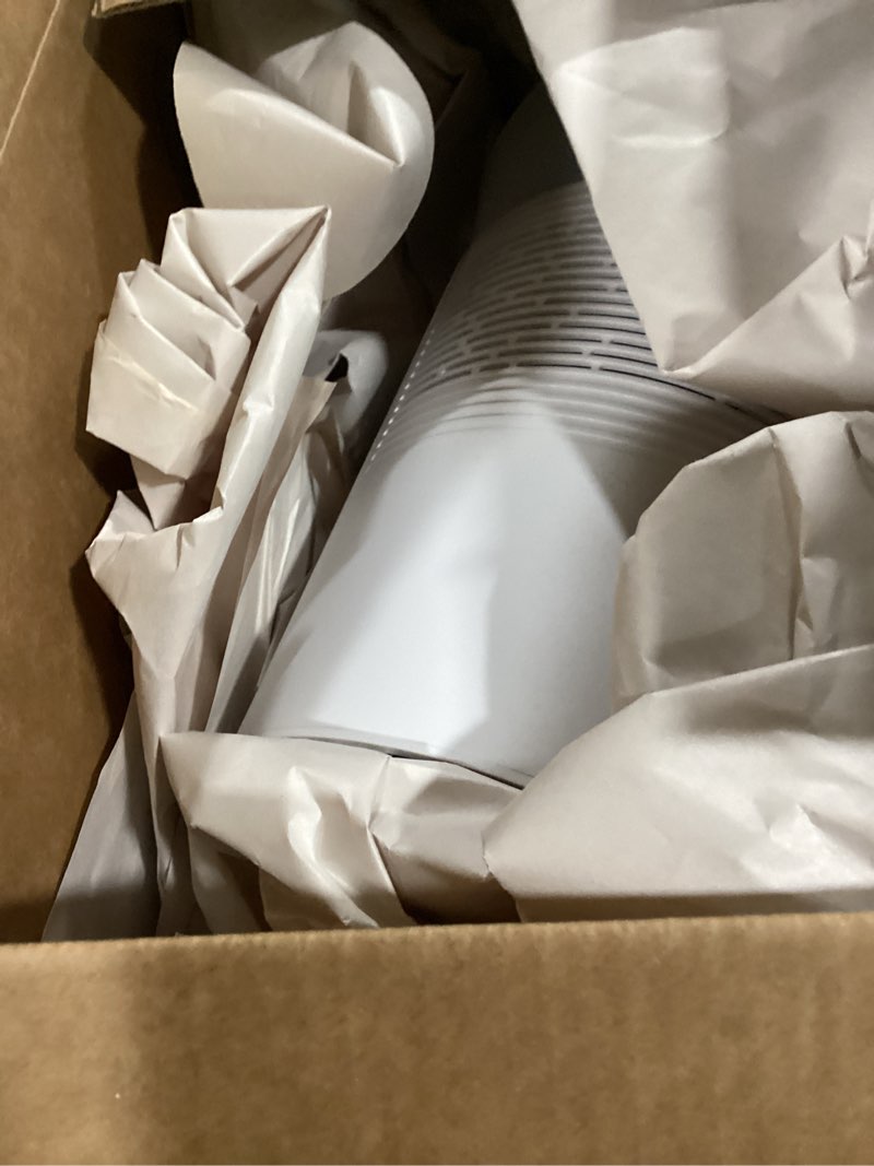 Condition photo showing As Is for BLUEAIR Premium Smart Humidifier for Large Rooms, Bedrooms, Better Sleep with Evaporative Invisible Mist Tech, Auto Humidify, Easy Top Fill, Smart Control with App, Touchscreen, 3.5L Tank for 48 hours