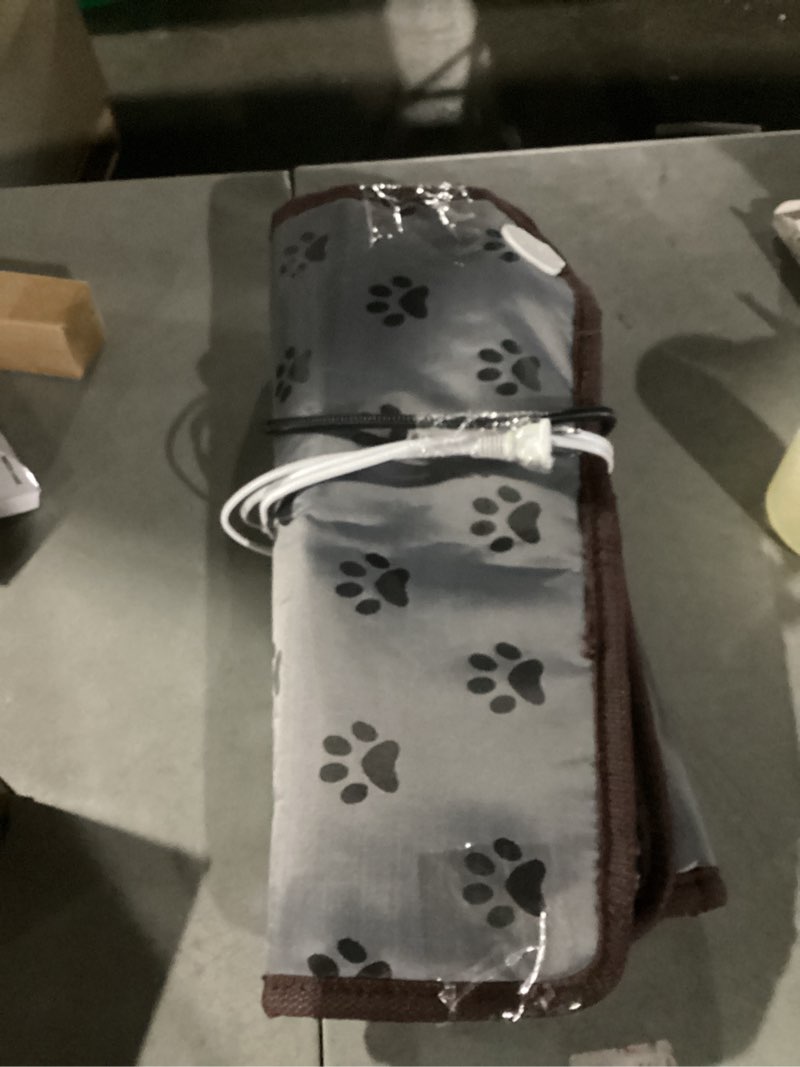Condition photo showing item condition for Large Dog Heating Pad 34x21in with Smart Thermostat Switch and Power Line Protection Tube,Obtained MET and UL Dual Certification,Waterproof Pet Heating pad, Suitable for Dogs of All Ages Paw Print 34.0"L x 21.0"W x 0.5"Th
