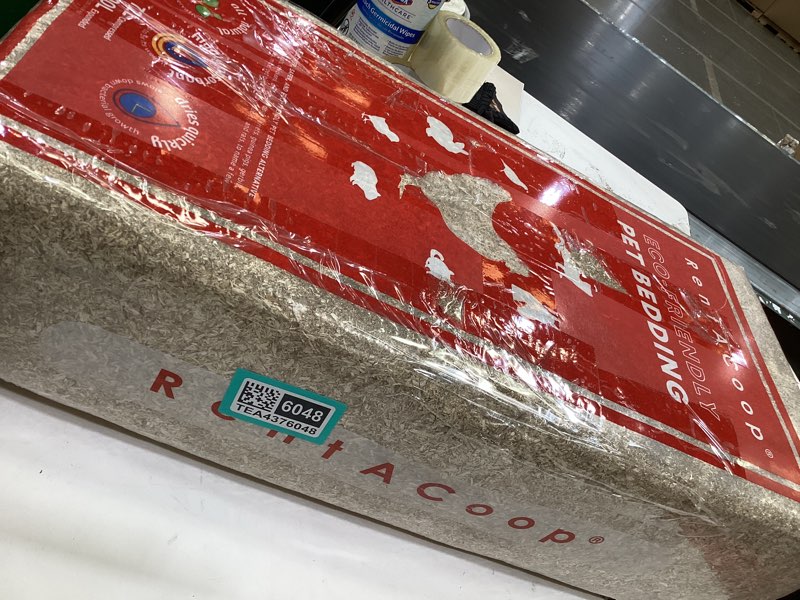 Condition photo showing New/Like New for rentacoop extra-soft premium hemp bedding 300l – super absorbent, low dust, natural odor control for chicken coops, nest boxes, small animals, reptiles & horses