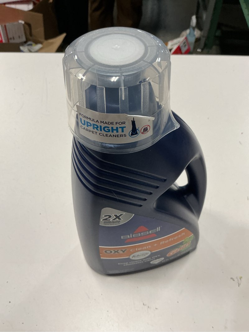 Condition photo showing Good Condition for oxy febreze floral. original gain scent carpet and upholstery cleaner 60 fl. oz. liquid concentrated