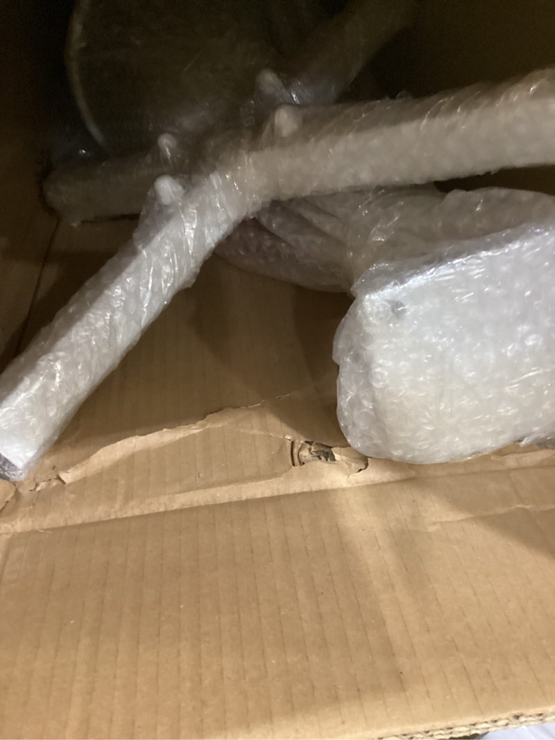 Condition photo showing As Is for Flower Display Stand with 4 Bucket,Floral Stand with Foldable Frame for Silk Fresh Flowers,4 Tier Florist Shelf Plant Cart for flower shop Garden Living Room,Easy to Install (White Shelf+White Bucket)