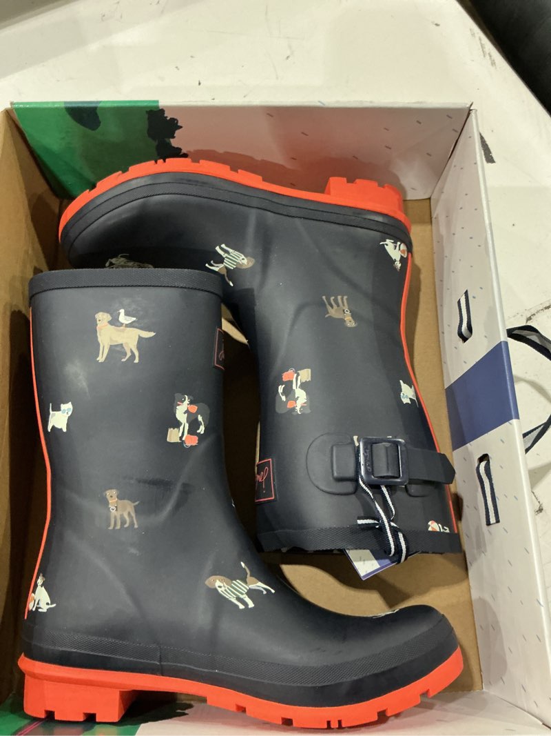 Condition photo showing Good Condition for joules women's molly welly rain boot size 9