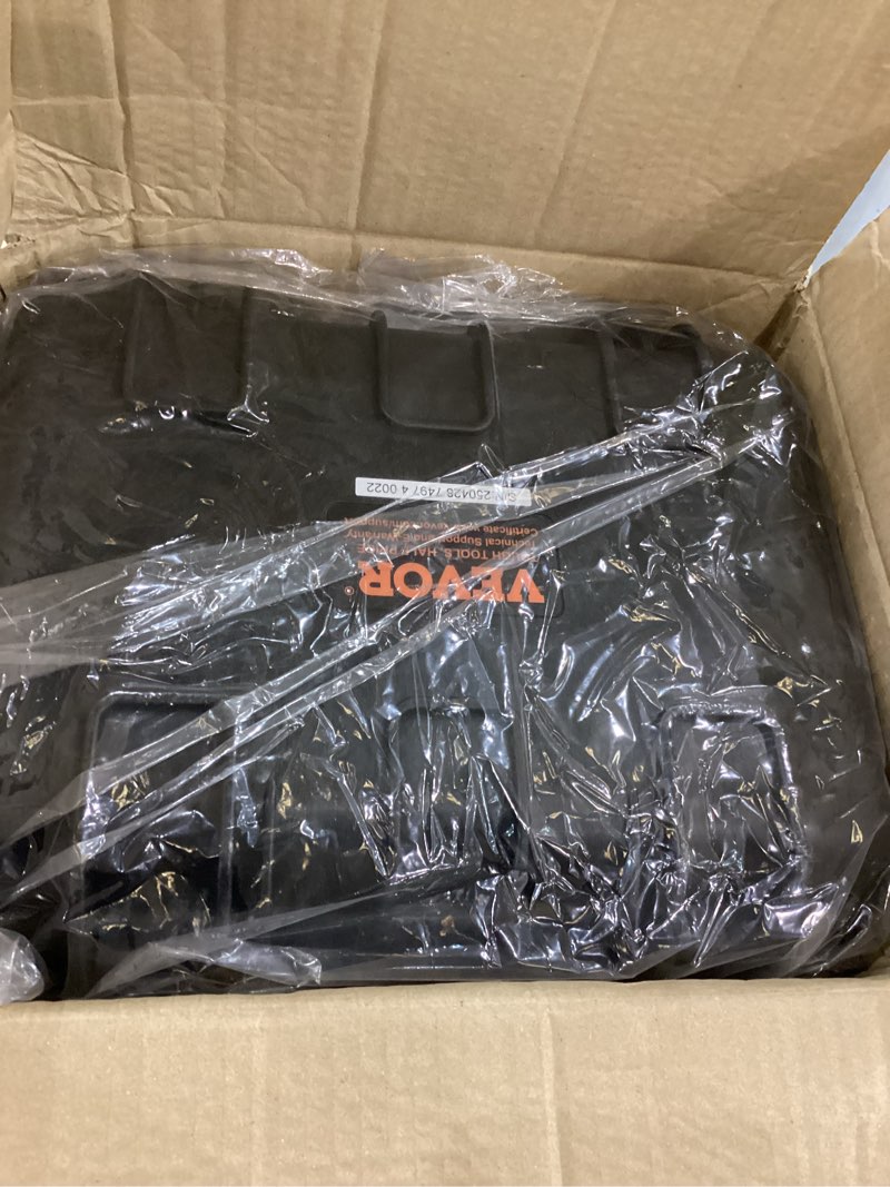 VEVOR Hard Pistol Cases with Pre-cut PU Foam, Waterproof & Dustproof Hard Gun Case for 2 Pistol, 14.