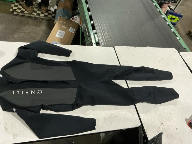 Condition photo showing As Is for o'neill men's reactor-2 3:2mm back zip full wetsuit, lightweight warmth and flexibility for all water activities