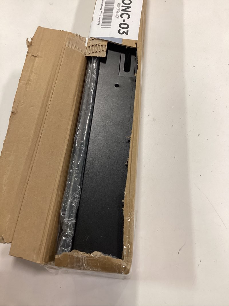 Condition photo showing Good Condition for Adjustable Fireplace Curtain Rod Kit- Black Fireplace Rod Kit for Fireplace Screen Mesh Spark Curtain Valance, Adjust from 36 to48 Inch, Screens Not Included 36-48inch