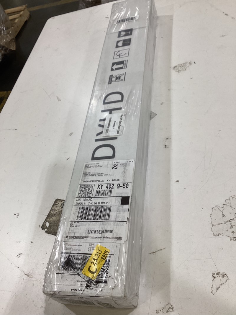 Condition photo showing New/Like New for diyhd 34" concealed sliding barn door hardware with dual soft close mechanism, no floor track, fit min openning width 28", supports up to 176 lb, hidden wall mount system (door not included) 34" track kit