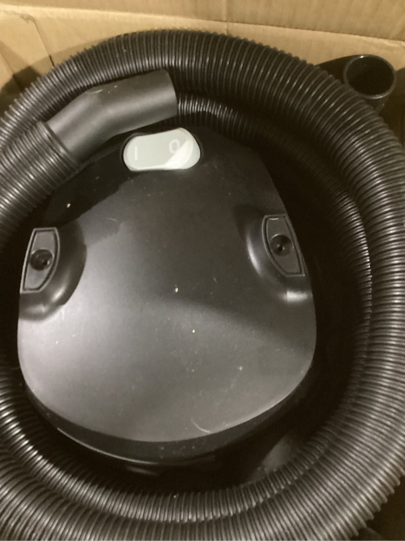 Condition photo showing Good Condition for Amazon Basics Wet Dry Vacuum Cleaner, 4 gallon Shop, 3 HP Stainless Steel, Grey/Black
