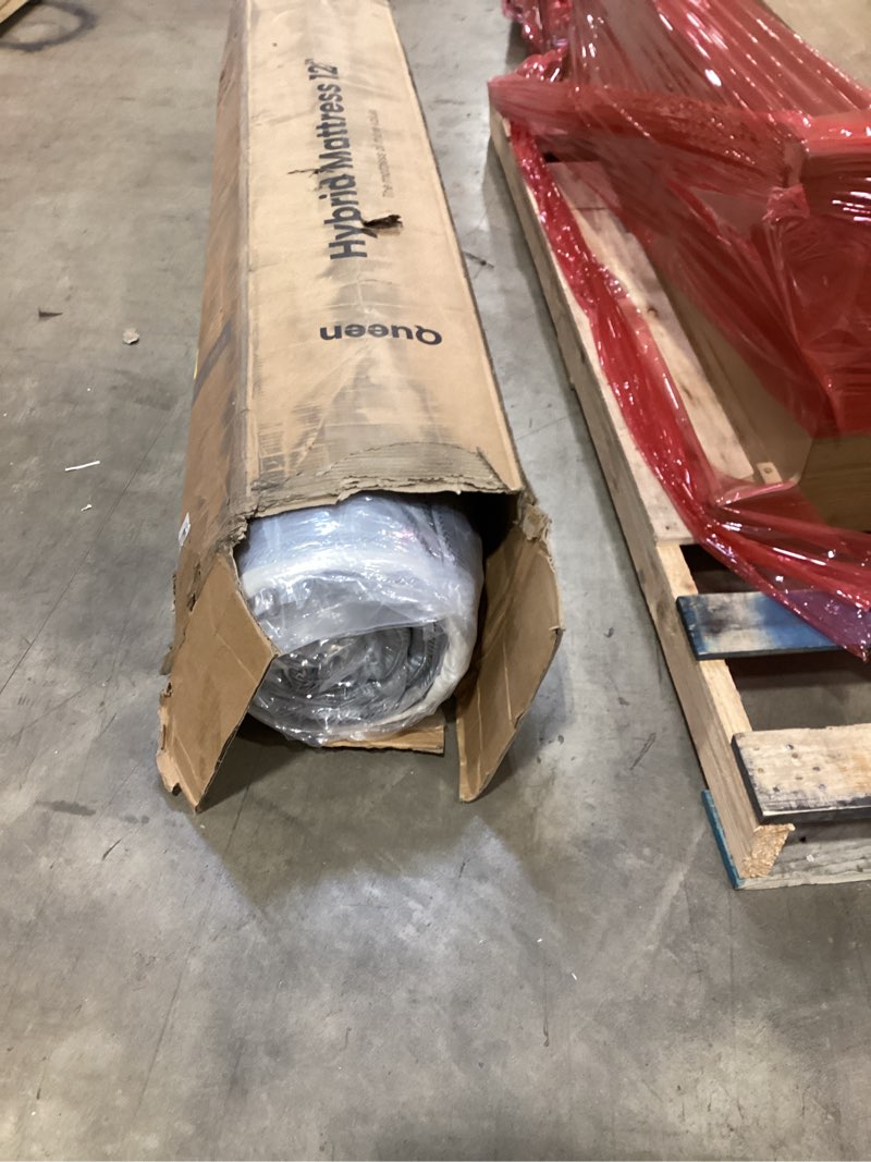 Condition photo showing New/Like New for coolvie queen mattress 12 inch queen size mattresses in a box hybrid mattress individual pocket springs mattresses with memory foam layer medium firm provide motion isolation & cool sleep queen 12inch
