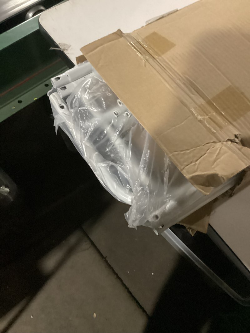 Condition photo showing Good Condition for Laundry Room Storage Shelf, 2 Tier Metal Over Washer and Dryer Shelves, Washing Machine Shelf with Hanger Rods & Hooks, Expandable Bathroom Space Saver Shelf, 26–36.8" L x 18.3" W x 73.8" H, Black 2 Tier, 37"L x 18"W x 74"H