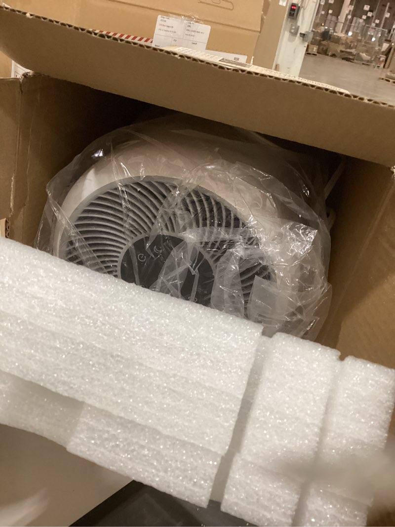 Condition photo showing As Is for levoit air purifier for home allergens pet hair in bedroom, covers up to 1073 ft² by 56w high torque motor, aham verifide, 3-in-1 filter with hepa sleep mode, remove dust smoke odor, core300-p, white white core 300-p 1pack