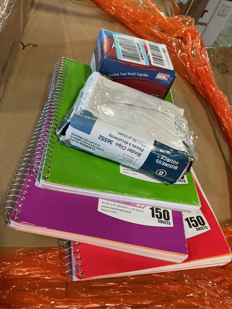assorted office supplies 