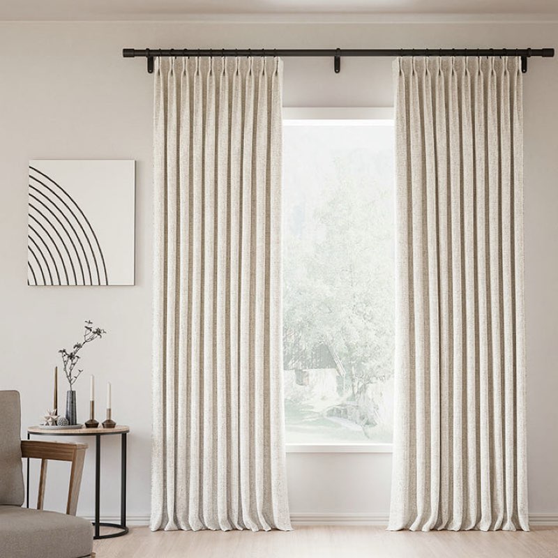 70 Inch Extra Wide Pinch Pleated Curtains Dual Layer for Living Room Bedroom 108 Inches Long Memory 