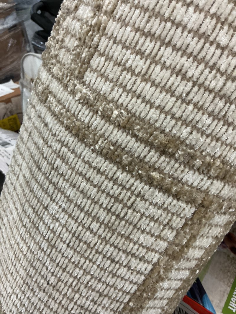 Condition photo showing Good Condition for checkerboard plains/ivory brown  (size medium) wool pattern carpet