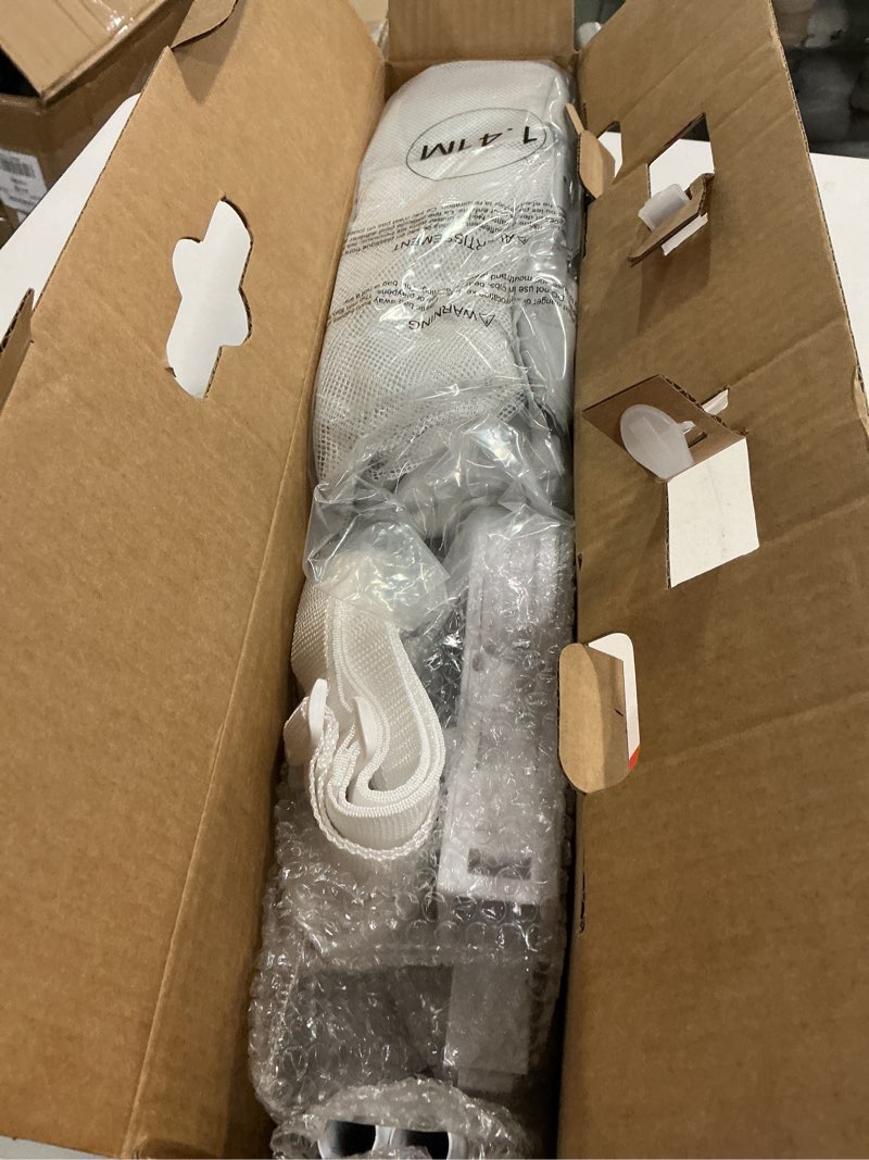 Condition photo showing New/Like New for ComfyBumpy 1-Pack Bed Rail for Toddlers 55.5" L x 19.5" H | Toddler Bed Rails for Twin, Full, Queen & King Mattress Size | Swing Down Rail Guard | Mattress Side Rail for Kids | Gray Grey 55.5”L x 19.5”H | 1-Pack