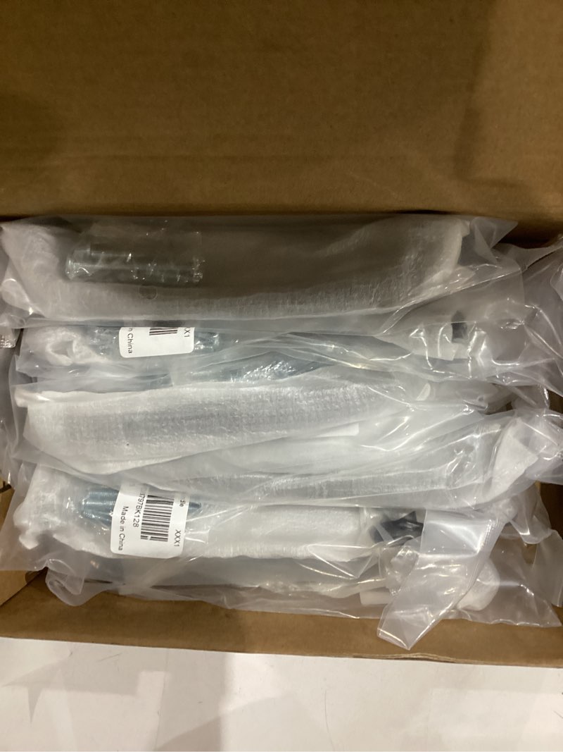 Condition photo showing New/Like New for 3-3/4 Inch Hole Centers Black Solid Zinc Alloy Cabinet Handles (6 Pack) - Vintage Kitchen Drawer Pulls & Dresser Pulls, Durable Cabinet Hardware 6 3-3/4 Inch Hole Centers