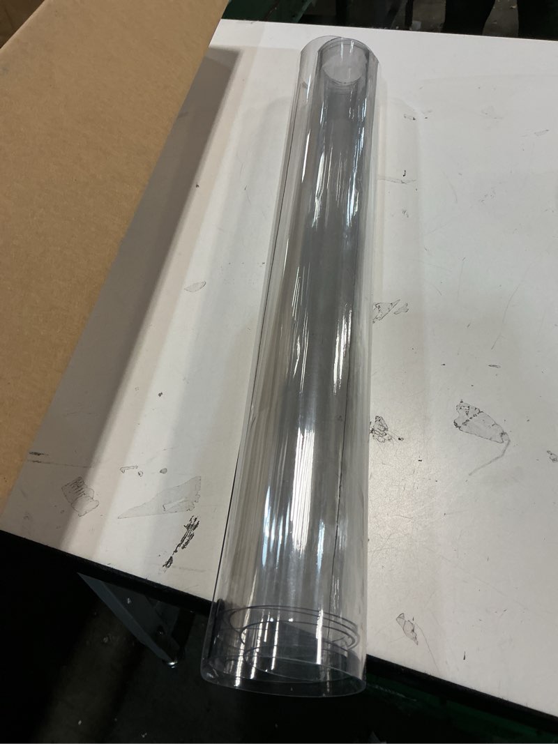 Condition photo showing Good Condition for LovePads Clear Desk Mat 24 x 48 Inch, 1.5mm Thick Clear Table Protector, Waterproof Plastic Table Cover Protector, PVC Desk Protector Mat, Vinyl Desk Cover for Desktop, Coffee & Dining Table 24" x 48" (Rectangular) Clear 1.5mm