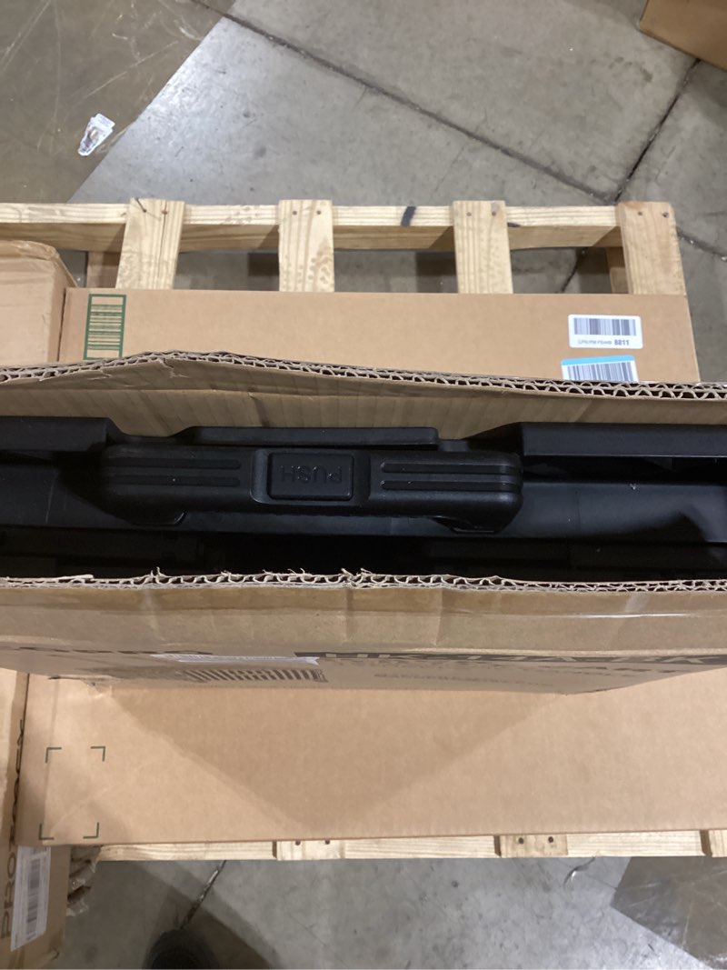 Condition photo showing Good Condition for folding utility cart portable rolling crate handcart shopping trolley collapsible tool box, with lid, basket on 4 rotate wheels, for grocery, office, luggage, teacher (black)