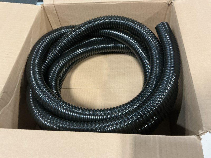 Condition photo showing Good Condition for sealproof kinkproof 1-1/4 dia pond tubing, waterfall pump & aquarium hose, 1-1/4-inch id, 20 ft, black, corrugated, made in usa 1.25 inch