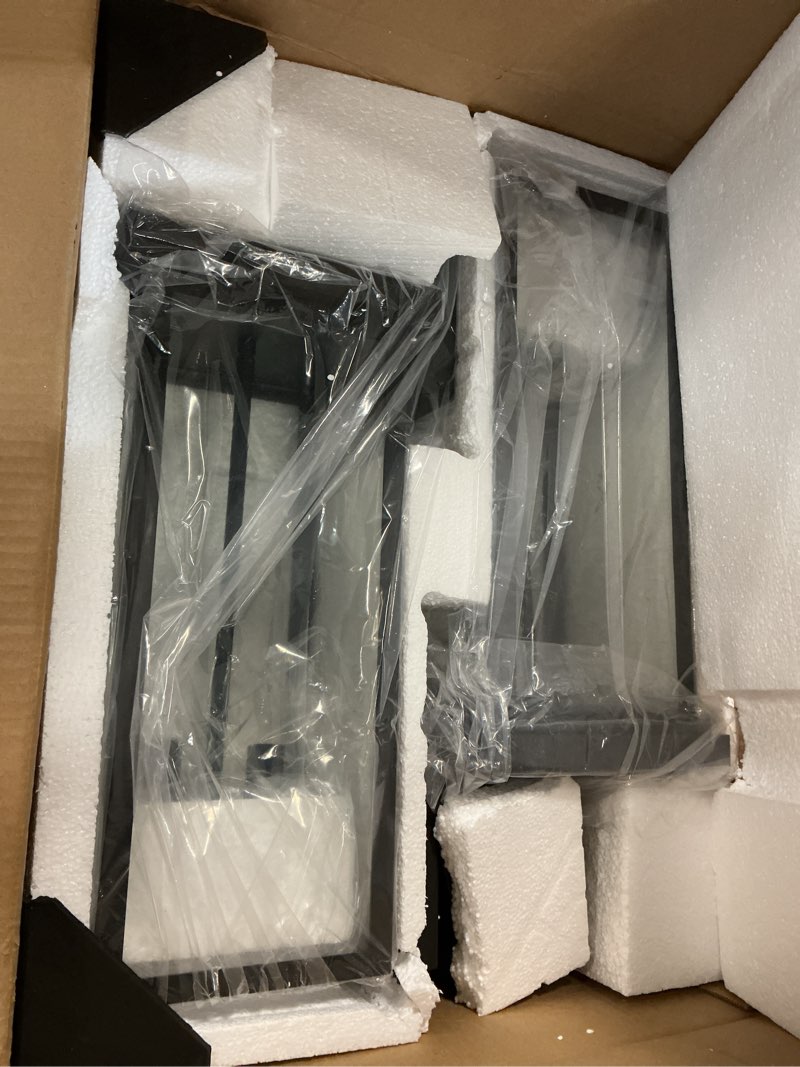 Condition photo showing Good Condition for 22 inch large black outdoor wall lights exterior lighting fixtures,outside lights for house,front porch light,waterproof outdoor wall sconce light carriage exterior lights,e12 base*2 stlye 1?22in-2 packs?no sensor?