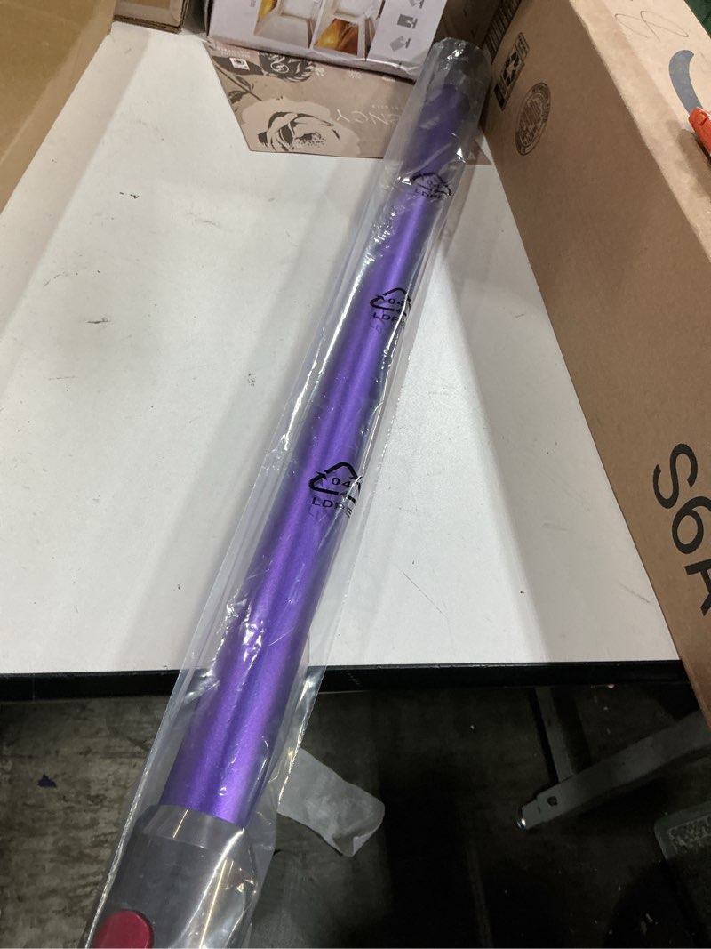 Condition photo showing New/Like New for ATXKXE Replacement Wand Quick Release Wand Compatible for Dyson V7 V8 V10 V11 V15 Stick Vacuum Cleaners, Extension Vacuum Replacement Tube, 28.3in, Purple