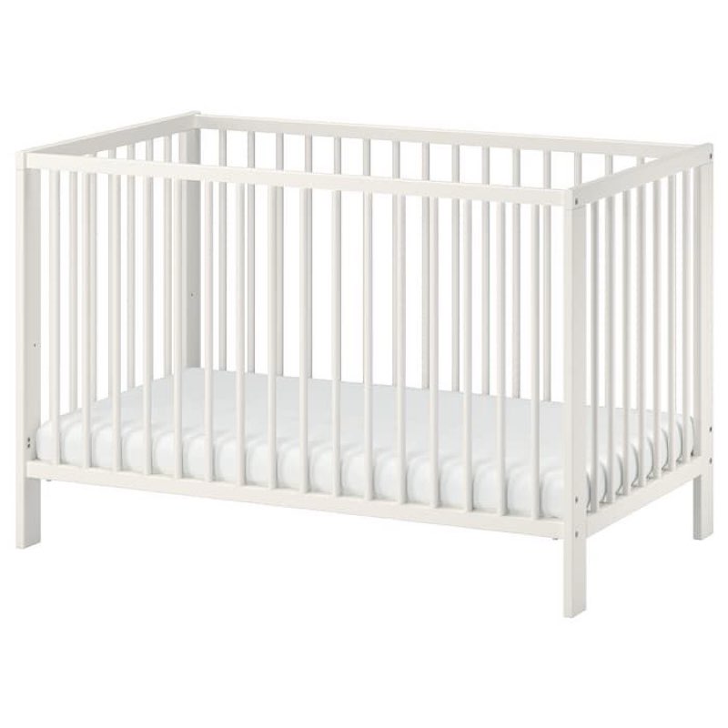 SNIGLAR Crib, beech, 27 1/2x52" - IKEA