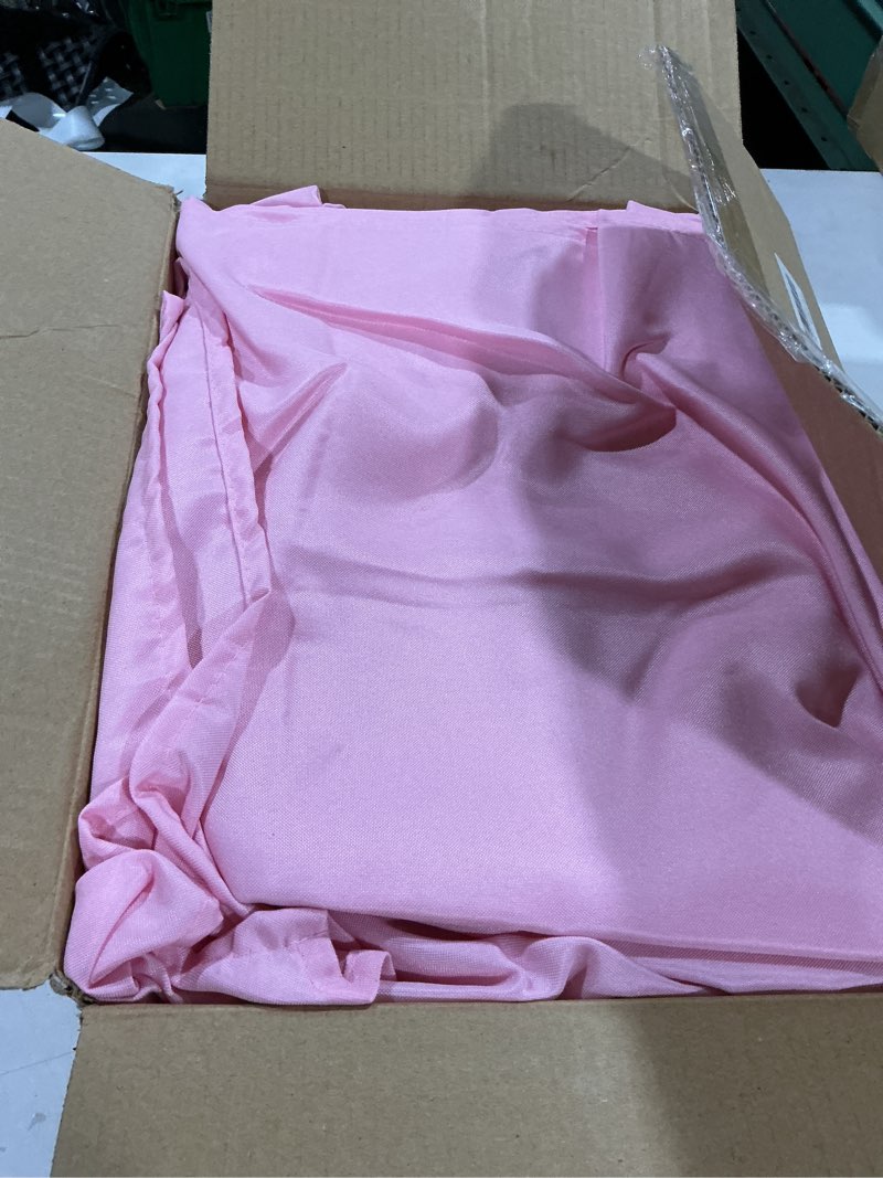 Condition photo showing Good Condition for sancua 6 pack pink tablecloth 60 x 102 inch, rectangle table cloth for 6 feet tables - stain and wrinkle resistant washable polyester table cover for dining tables, valentines parties pink 6 pack 60x102 inch