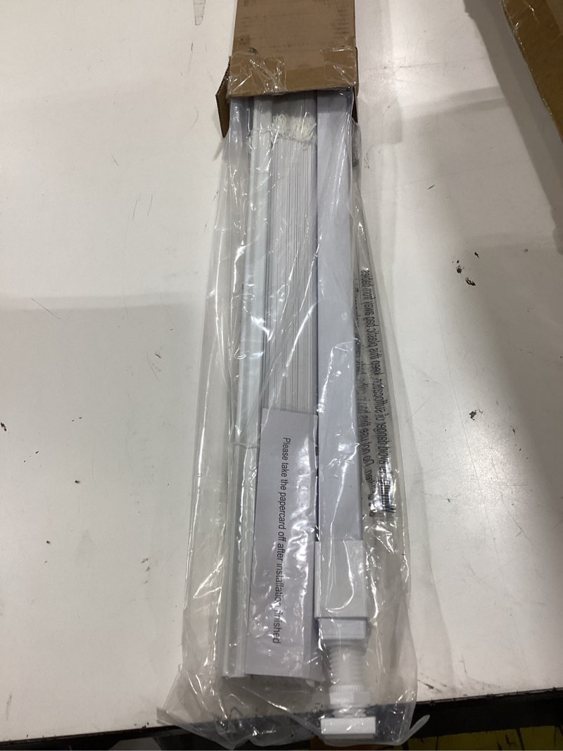 Condition photo showing Good Condition for lazblinds no tools no drill 1" vinyl mini blinds, cordless blinds for windows, light filtering horizontal window blinds & shades, 32" w x 64" h, white cordless-white 32" w × 64" h