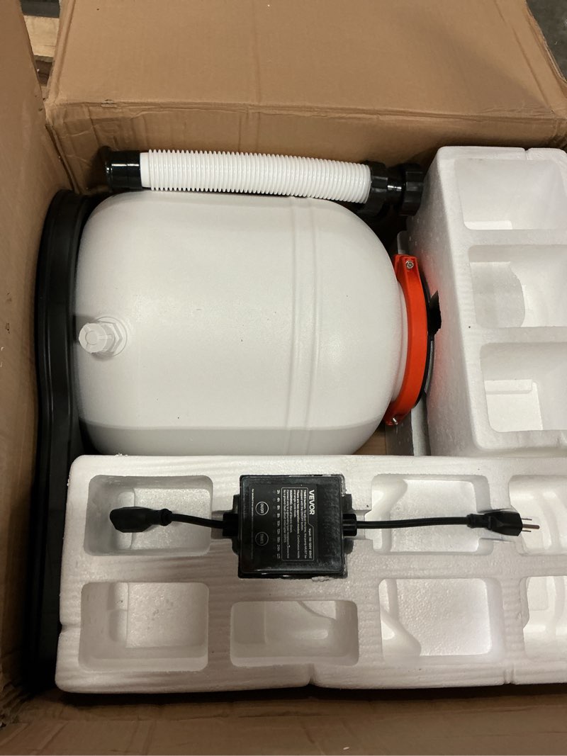 Condition photo showing Good Condition for 14in sand filter pump for above ground pools, 3/4 hp swimming pool pump system