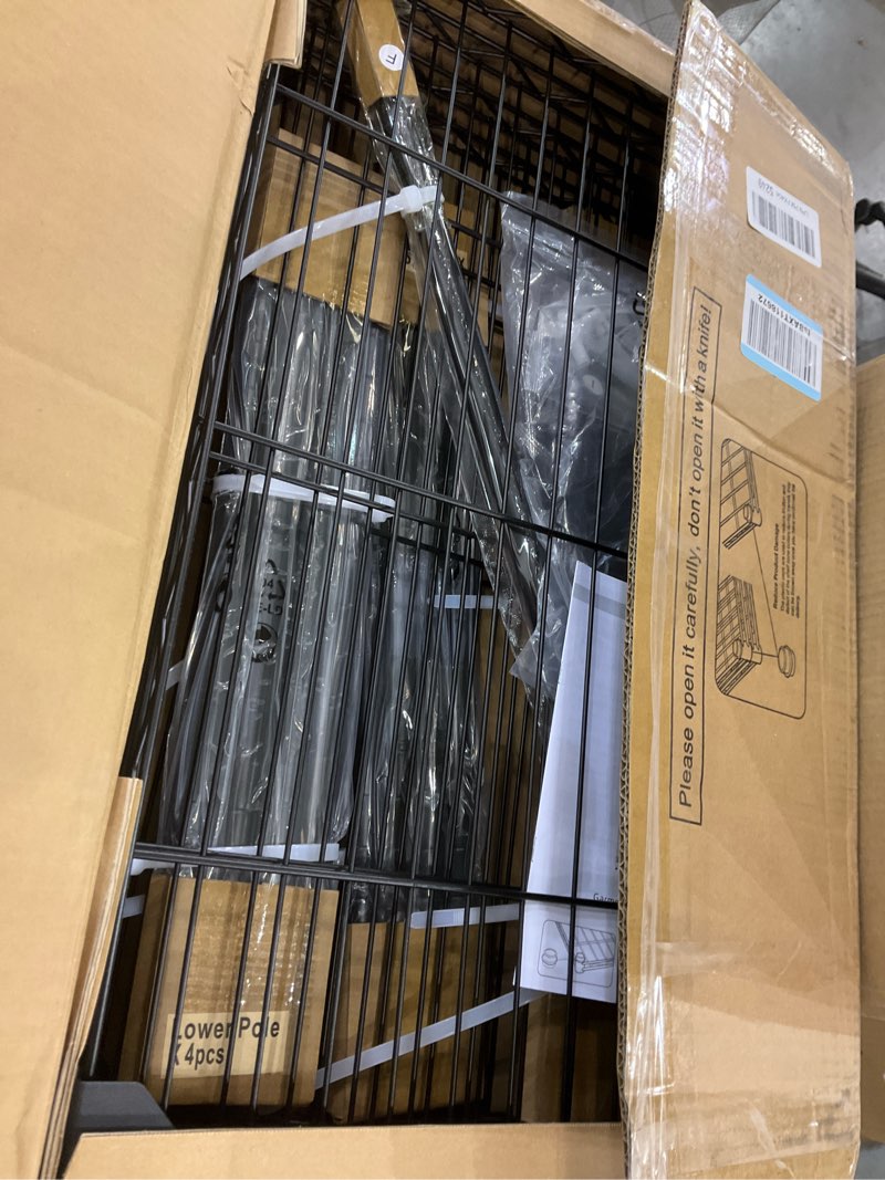 Ulif H4 Mini Portable Closet, 4 Tiers Freestanding Clothing Garment Rack for Small Space, Metal Clot