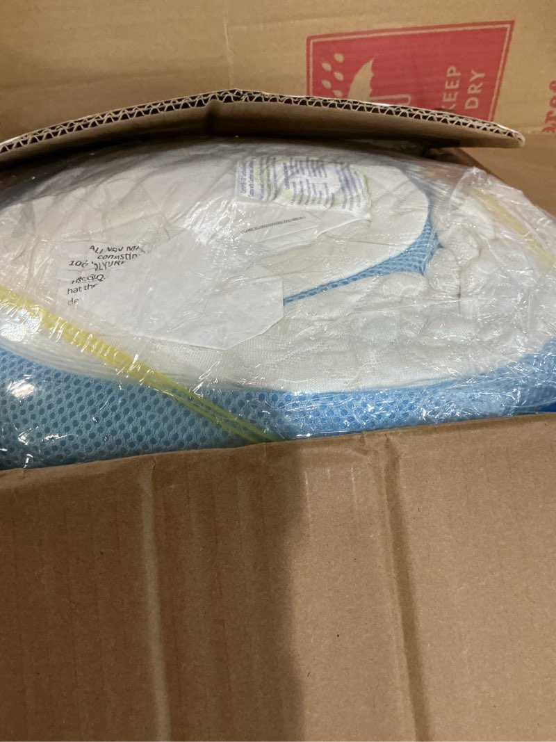 Condition photo showing New/Like New for 3 inch gel memory foam mattress topper queen size, cooling bed topper for pressure relief with removable breathable soft cover, certipur-us certified 3 inch(topper with white cover) queen