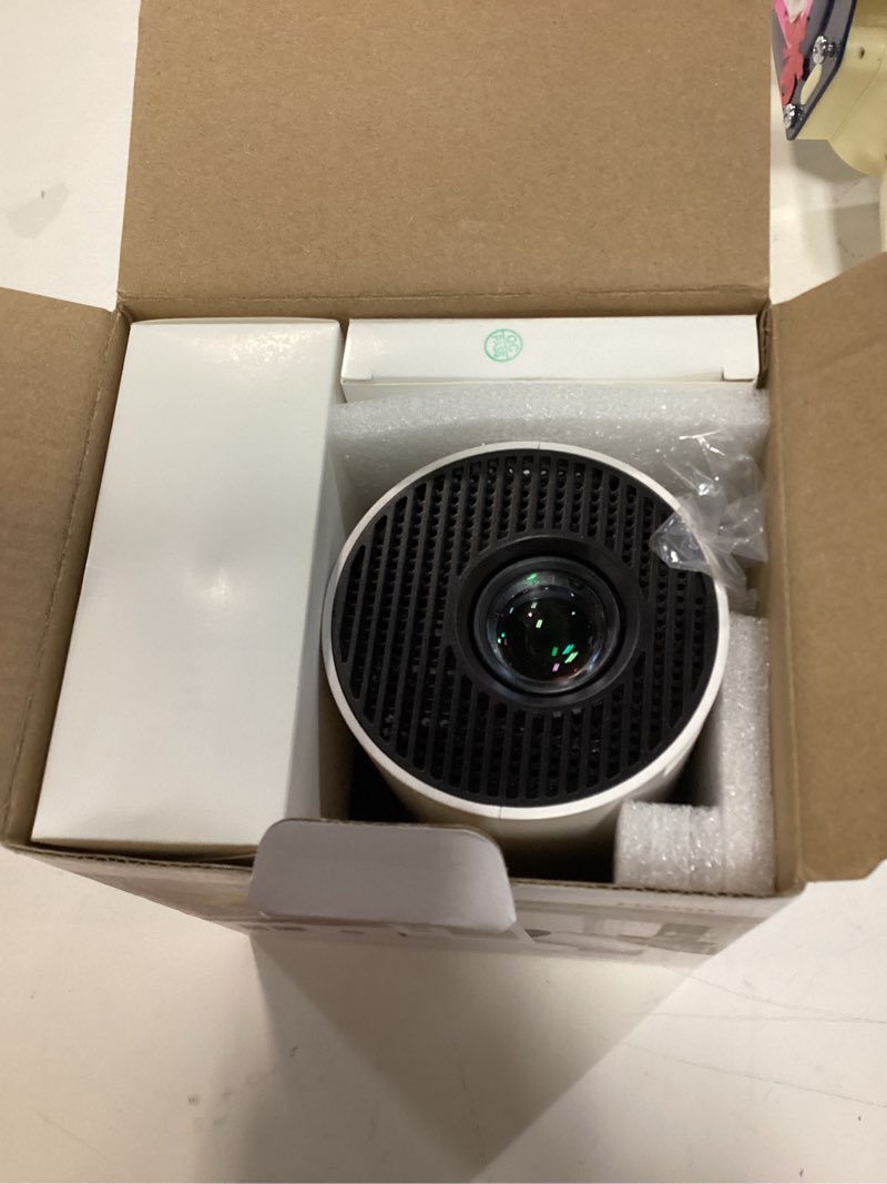 Condition photo showing Good Condition for Mini Portable Projector with 4K Support, Bluetooth 5.4 WIFI6, 5watt Sound Base Speaker, 160 ANSI, Android 11, 210° Rotation , Auto Keystone Correction Video Projector HY300 ULTRA