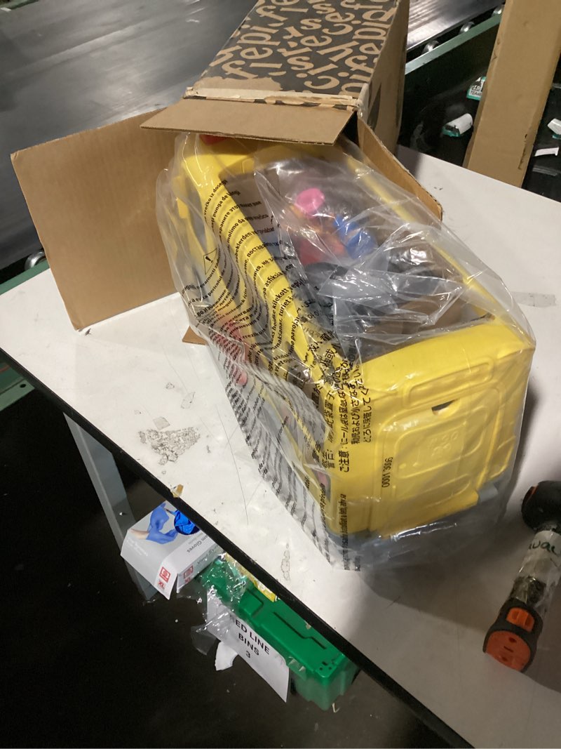 Condition photo showing New/Like New for fisher-price little people toddler toy big yellow school bus & community heroes set, musical pull-along vehicle & figures for kids ages 1+ years